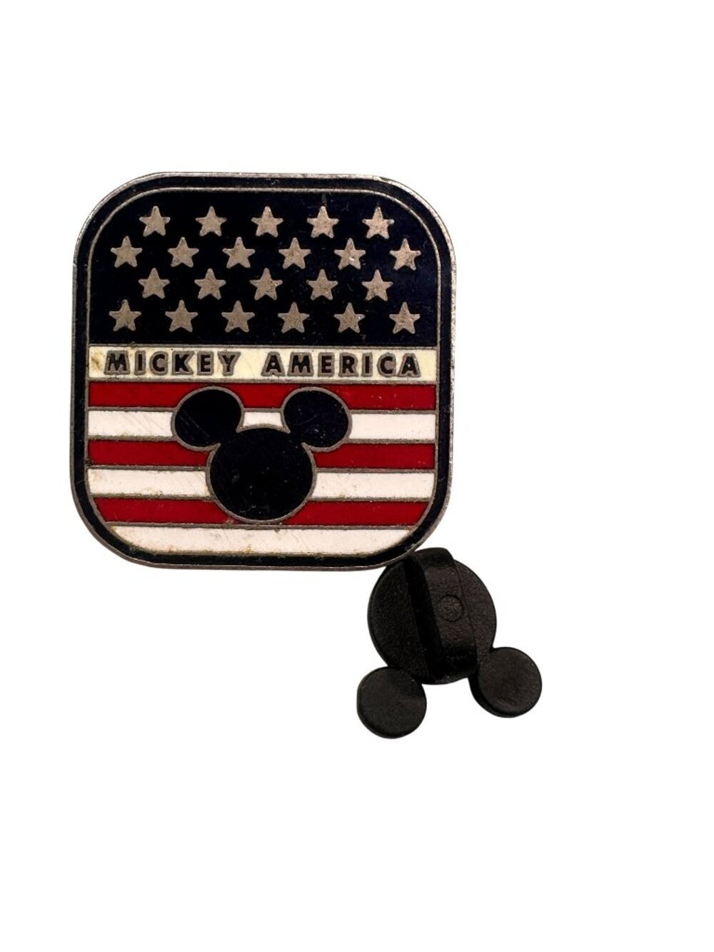Disney Mickey Mouse Icon America Trading Pin 2000 4th July Flag Badge